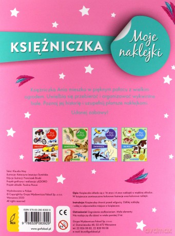 Moje naklejki. Księżniczka [KSIĄŻKA]