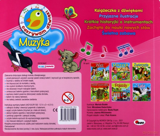 Muzyka. Odkrywam dźwięki [KSIĄŻKA]
