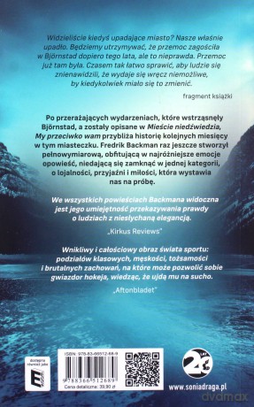 My przeciwko wam - Fredrik Backman [KSIĄŻKA]