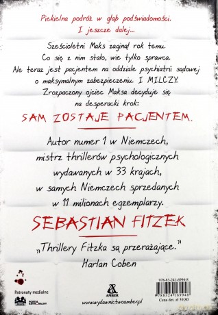 Prezent/pacjent/ lot 7a. - Sebastian Fitzek [KSIĄŻKA]