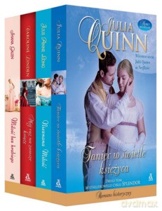Taniec w świetle księżyca/Nieznana miłość/Mój raz na zawsze książę/Miłość bez hrabiego. - Julia Quinn, JuliaLong Anne [KSIĄŻKA]