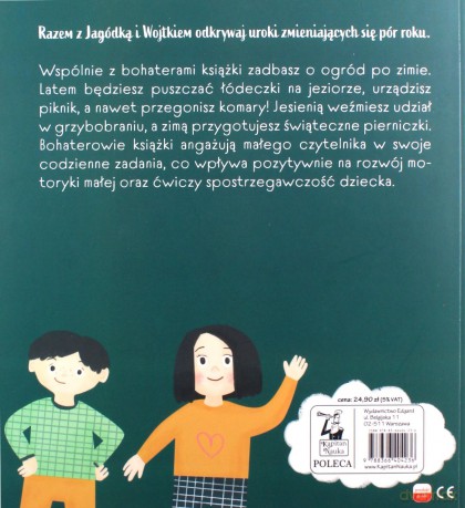 Pory roku. Dotknij, przesuń, potrząśnij - Patrycja Wojtkowiak-Skóra [KSIĄŻKA]