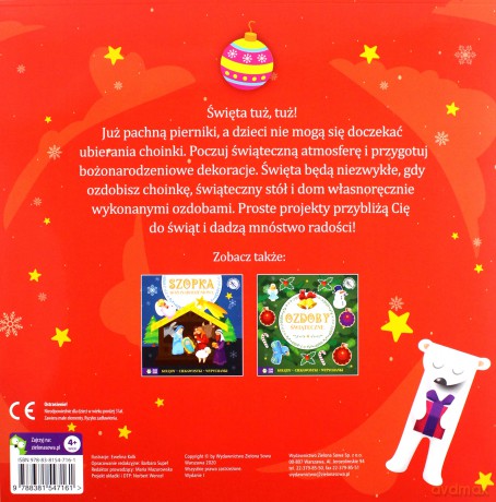 Świąteczne wypychanki. Dekoracje świąteczne [KSIĄŻKA]