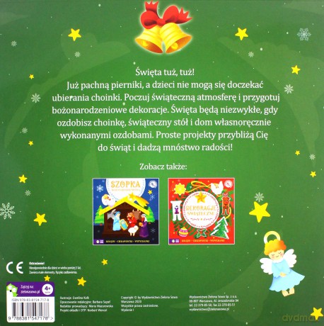 Świąteczne wypychanki. Ozdoby świąteczne [KSIĄŻKA]