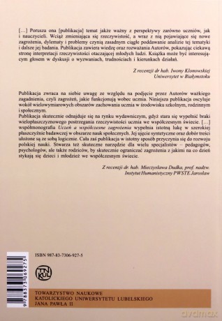 Uczeń a współczesne zagrożenia - Michał Drożdż, Danuta grzesiak-Witek [KSIĄŻKA]