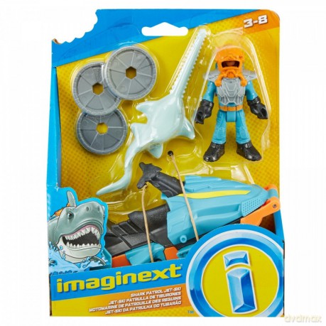 Figurka nurka Imaginext z rekinem [FIGURKA]