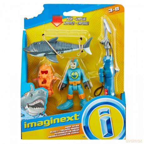 Imaginext Nurek rafowy z rekinem [FIGURKA]