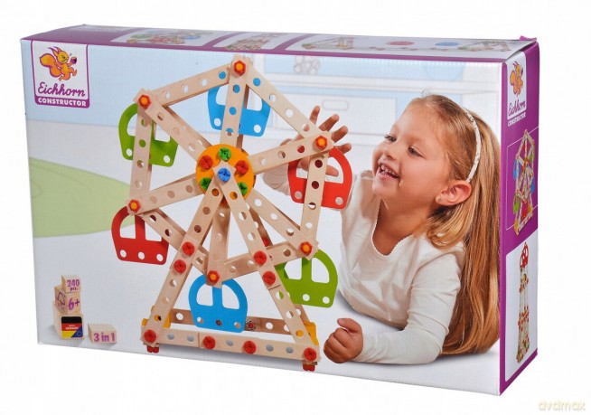 Klocki konstrukcyjne Constructor Karuzela 3w1 240 el. [KLOCKI]