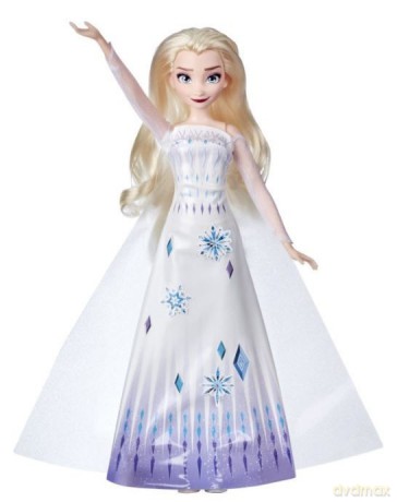 Lalka Frozen 2 Elsa z suknią do kolorowania
