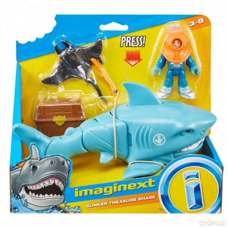 Nurek + rekin Imaginext [FIGURKA]