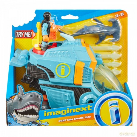 Podwodny rekin głębinowy Imaginext zestaw [FIGURKA]