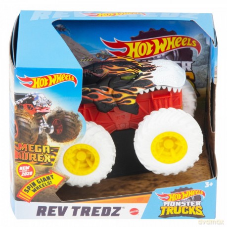 Pojazd Monster Trucks Rev Tredz 1:43 Mega Wrex