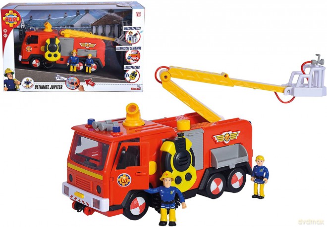Pojazd Strażak Sam, Jupiter Mega Deluxe z 2 figurkami