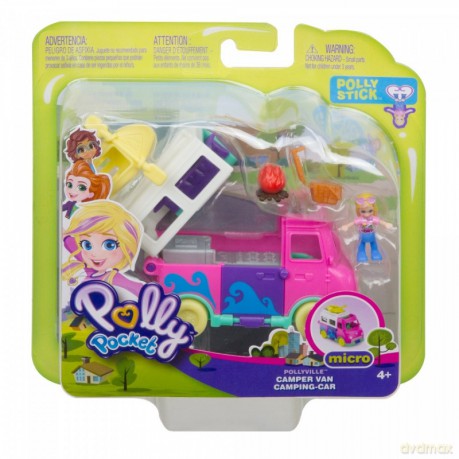 Polly Pocket otwierany pojazd Pollyville Camper [FIGURKA]