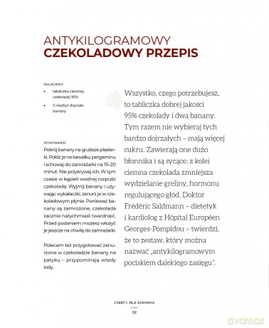 Jedz czekoladę i żyj 100 lat - Natasza Kotarska [KSIĄŻKA]