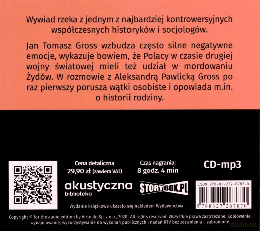 ...bardzo dawno temu, mniej więcej w zeszły piątek... - Jan Tomasz Gross, Aleksandra Pawlicka [AUDIOBOOK]