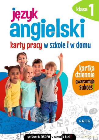Język angielski. Karty pracy w szkole i w domu. Klasa 1 [KSIĄŻKA]