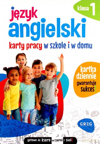 Język angielski. Karty pracy w szkole i w domu. Klasa 1 [KSIĄŻKA]