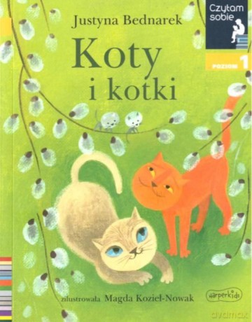 Koty i kotki. Czytam sobie. Poziom 1 - Justyna Bednarek [KSIĄŻKA]