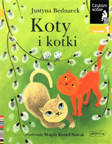 Koty i kotki. Czytam sobie. Poziom 1 - Justyna Bednarek [KSIĄŻKA]