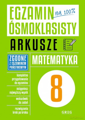 Matematyka. Egzamin ósmoklasisty. Arkusze - Roman Gancarczyk [KSIĄŻKA]
