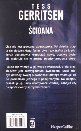 Ścigana - Tess Gerritsen [KSIĄŻKA]