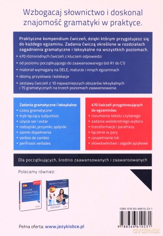 Wielki zbiór ćwiczeń z języka hiszpańskiego - Maciej Jaskot [KSIĄŻKA]