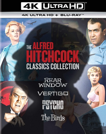 Alfred Hitchcock Kolekcja (Psychoza / Ptaki / Zawrót głowy / Okno na podwórze) [4xBlu-Ray 4K]+[4xBlu-Ray]