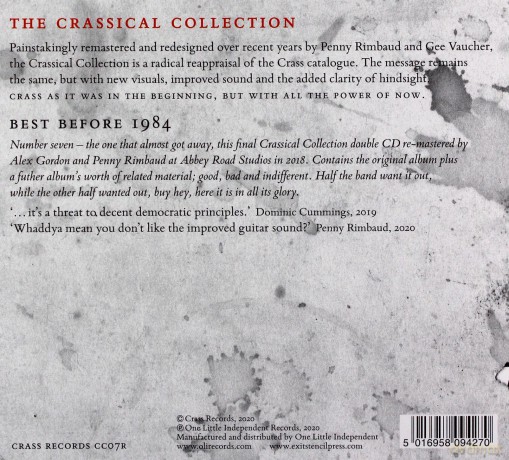 Crass: Best Before 1984 (Crassical Collection) [2CD]