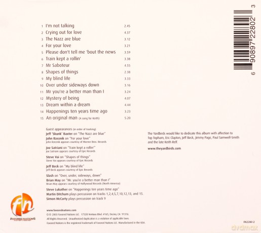 Yardbirds: Birdland [CD]