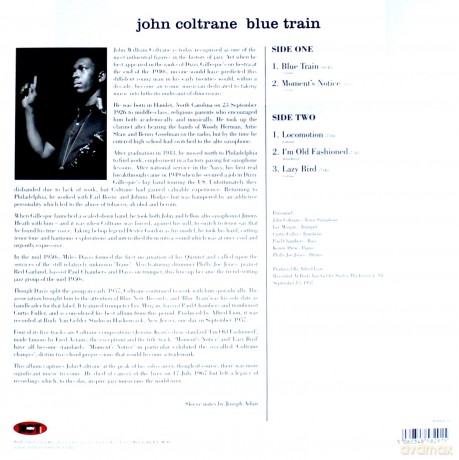 John Coltrane: Blue Train (Mono) (Green) [Winyl]