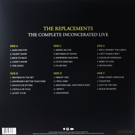The Replacements: The Complete Inconcerated Live (RSD) [3xWinyl]