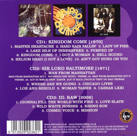Sir Lord Baltimore: Complete Recordings 1970-2006 (Capacity Wallet) [3CD]