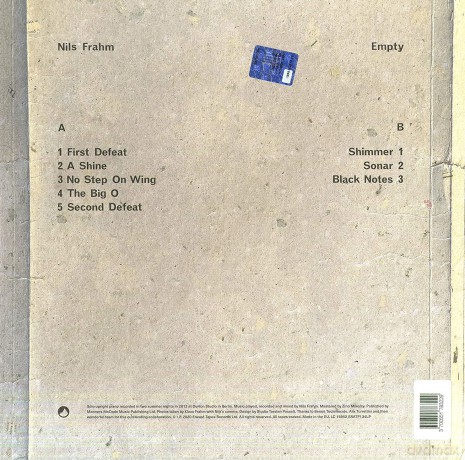 Nils Frahm: Empty [CD]