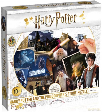 Harry Potter: Harry Potter Kids Round 500pce (Philosophers Stone) Jigsaw Puzzle