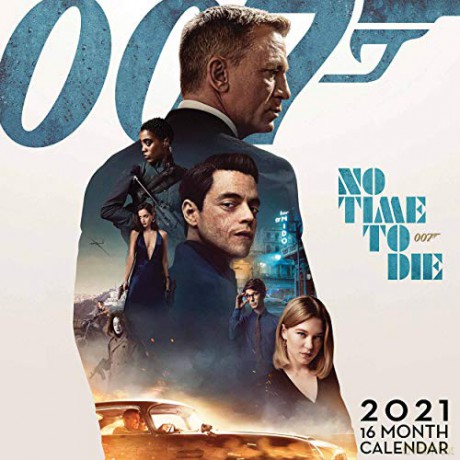 James Bond: James Bond No Time To Die Official 2021 Calendar [KALENDARZ]