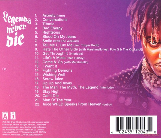 Juice Wrld: Legends Never Die [CD]
