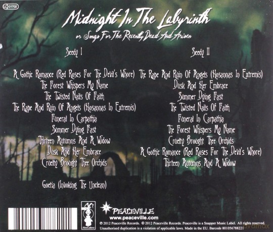Cradle Of Filth: Midnight In The Labyrinth [2CD]