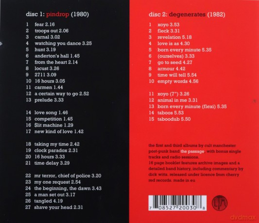 Passage: Pindrop And Degenerates [2CD]