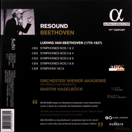 Martin Haselbock: Resound Beethoven [5CD]