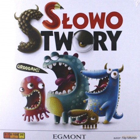 Słowo Stwory Gra Planszowa (twarda) [KSIĄŻKA]
