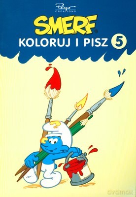 Smerf Koloruj i Pisz 5 [KSIĄŻKA]