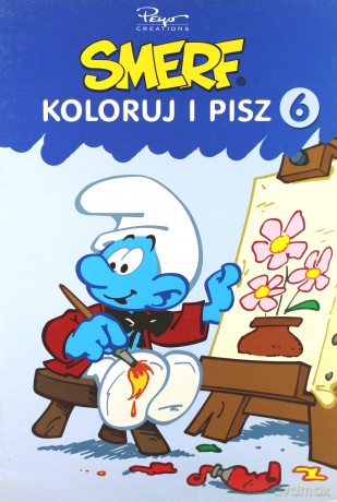 Smerf Koloruj i Pisz 6 [KSIĄŻKA]