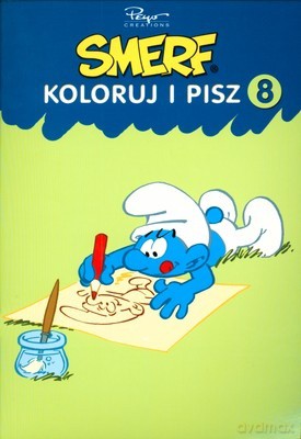 Smerf Koloruj i Pisz 8 [KSIĄŻKA]
