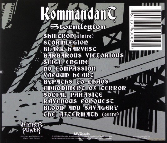 Kommandant: Stormlegion [CD]