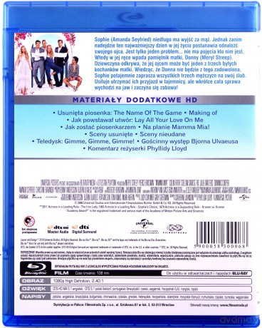 Mamma Mia! [Blu-Ray]