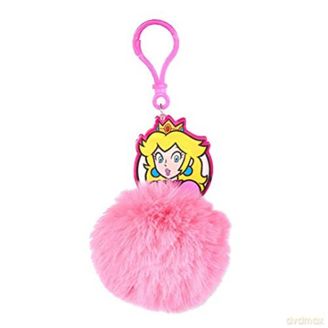 Super Mario: Super Mario Princess Peach (Pom Pom Keychain)