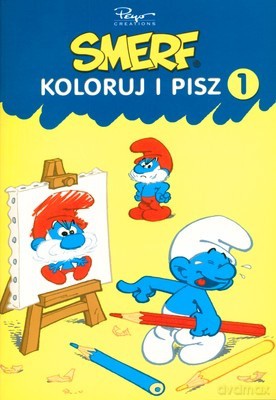 Smerfy Koloruj i Pisz T.1 [KSIĄŻKA]