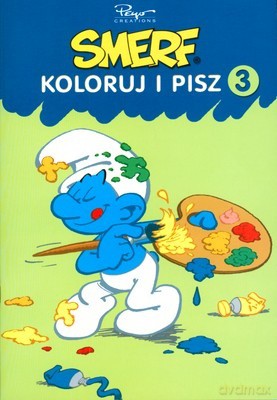 Smerfy Koloruj i Pisz T.3 [KSIĄŻKA]