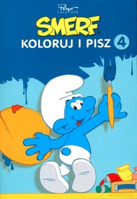 Smerfy Koloruj i Pisz T.4 [KSIĄŻKA]
